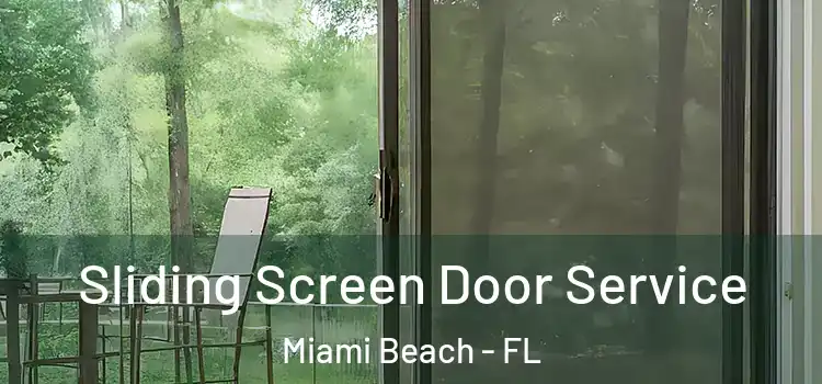 Sliding Screen Door Service Miami Beach - FL