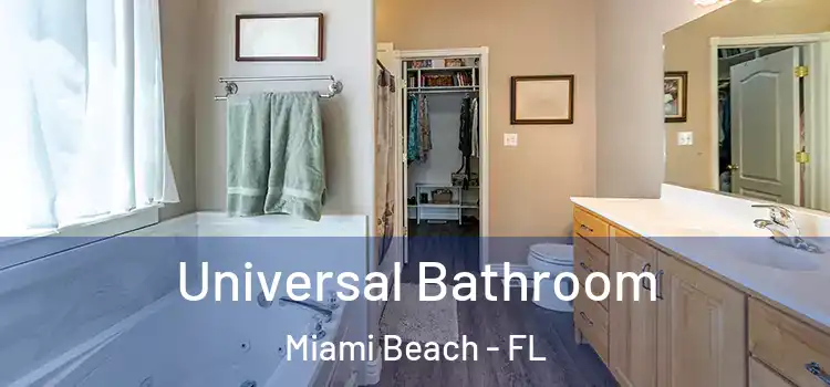 Universal Bathroom Miami Beach - FL